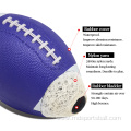 Blue green rubber american football custom logo